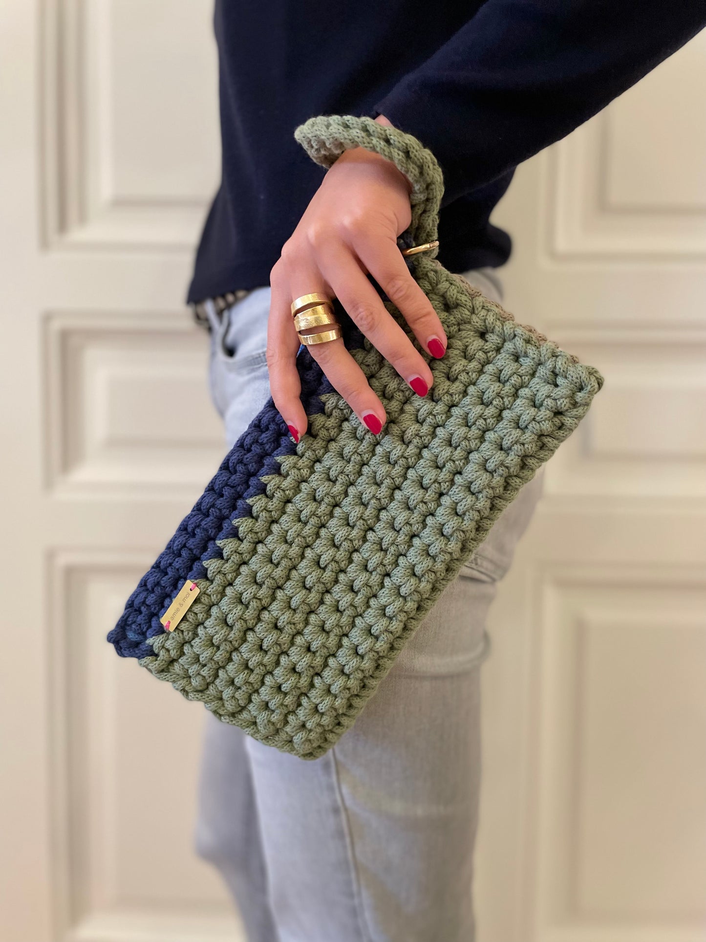Gypsy groove special edition in green, beige with blue stripe